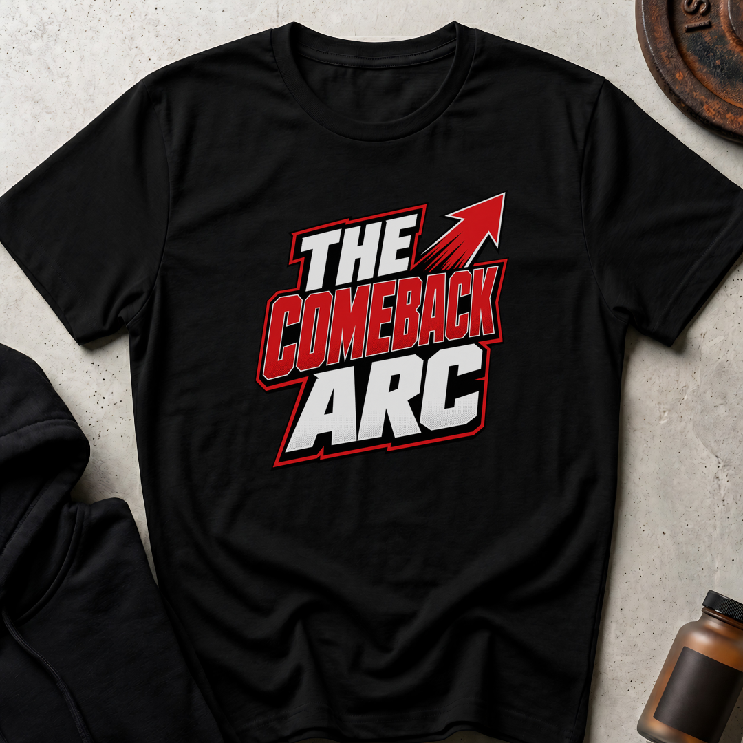 The Comeback Arc Adult Training Arc T-shirt