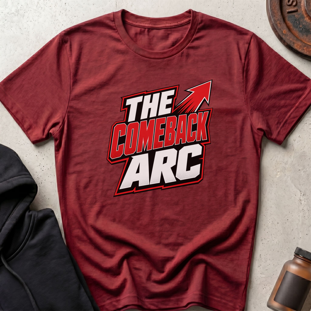 The Comeback Arc Adult Training Arc T-shirt