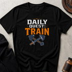 Daily Quest Train RPG Fitness T-shirt