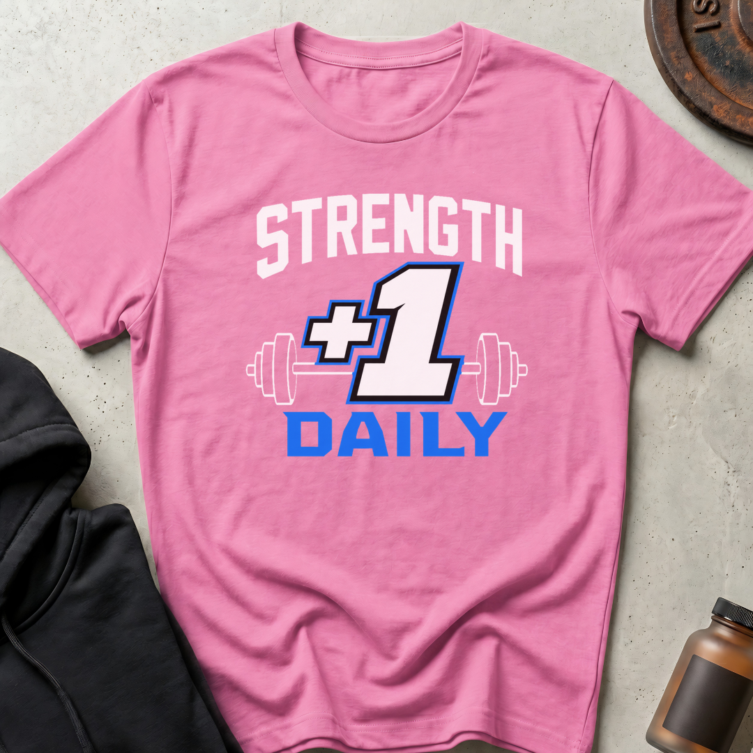 Strength Plus One Daily RPG Gym T-shirt