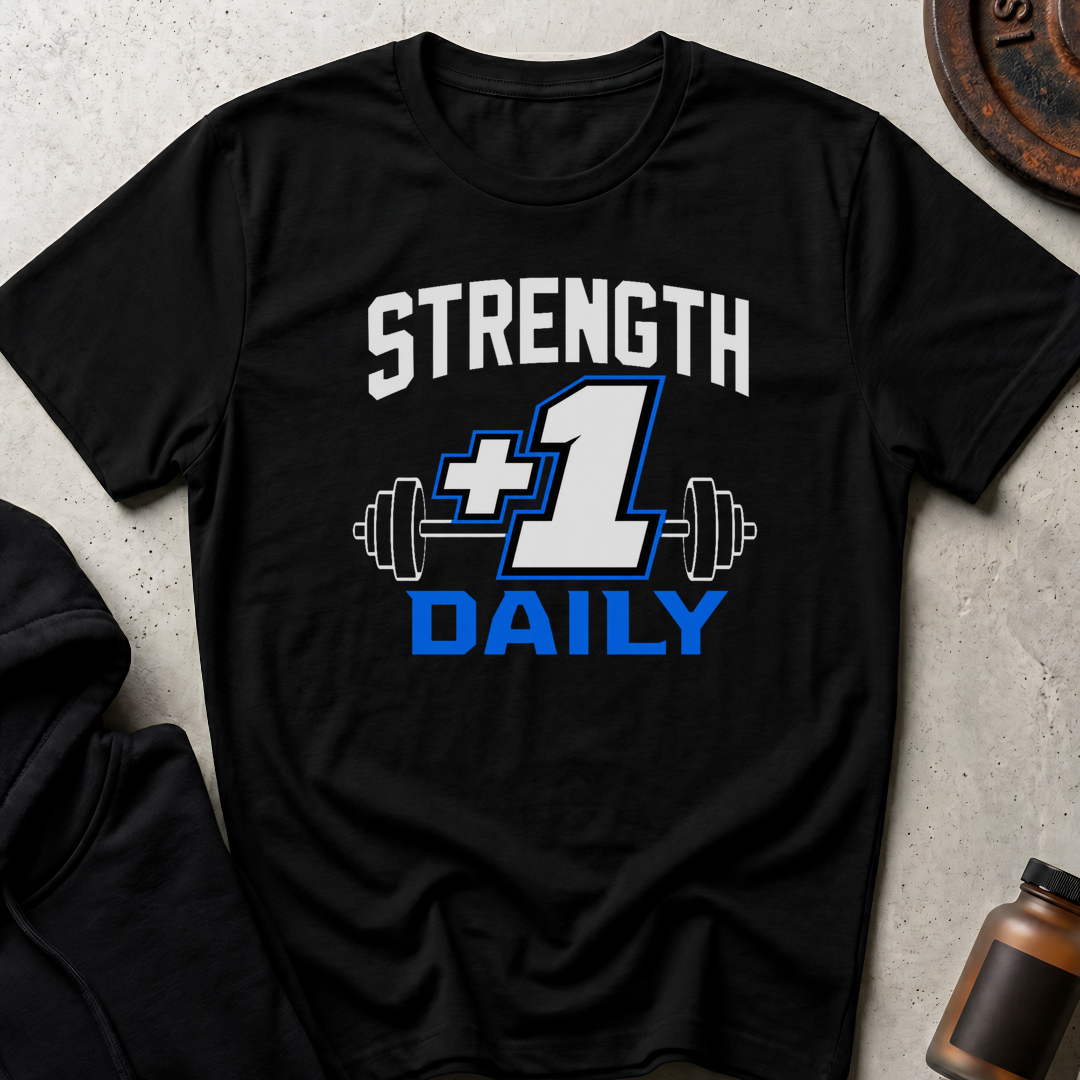 Strength Plus One Daily RPG Gym T-shirt