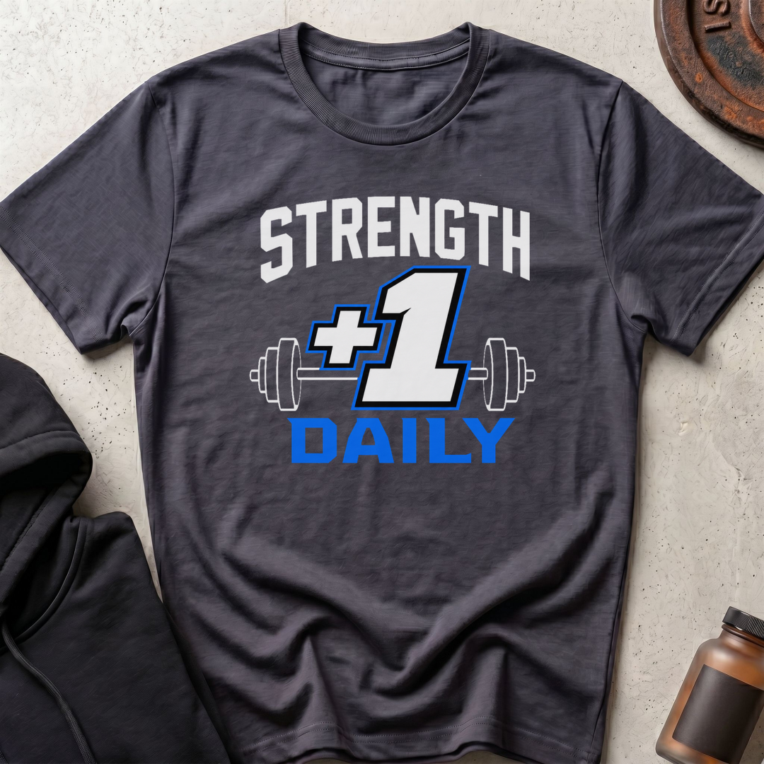 Strength Plus One Daily RPG Gym T-shirt