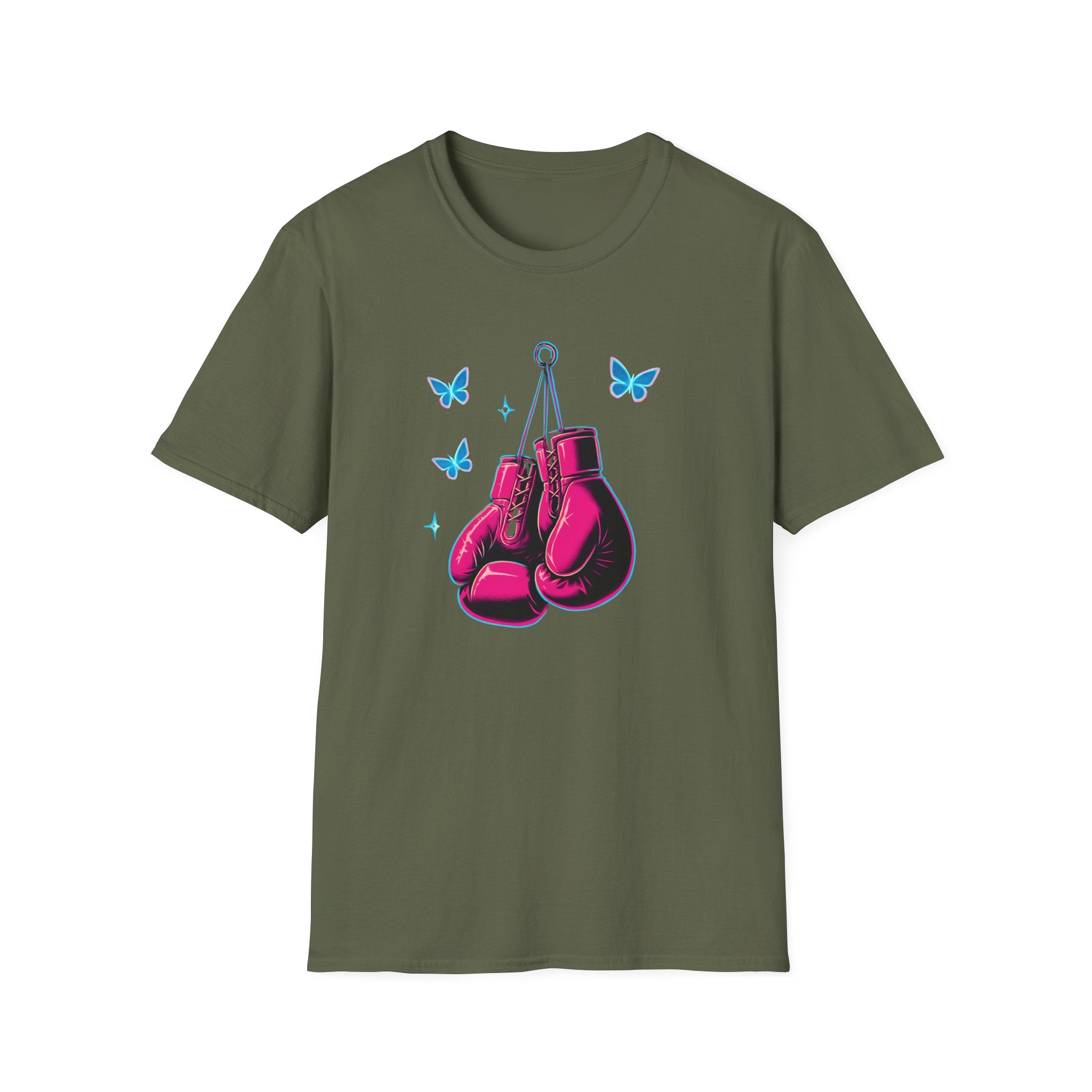 Hanging Neon Boxing Gloves T-Shirt